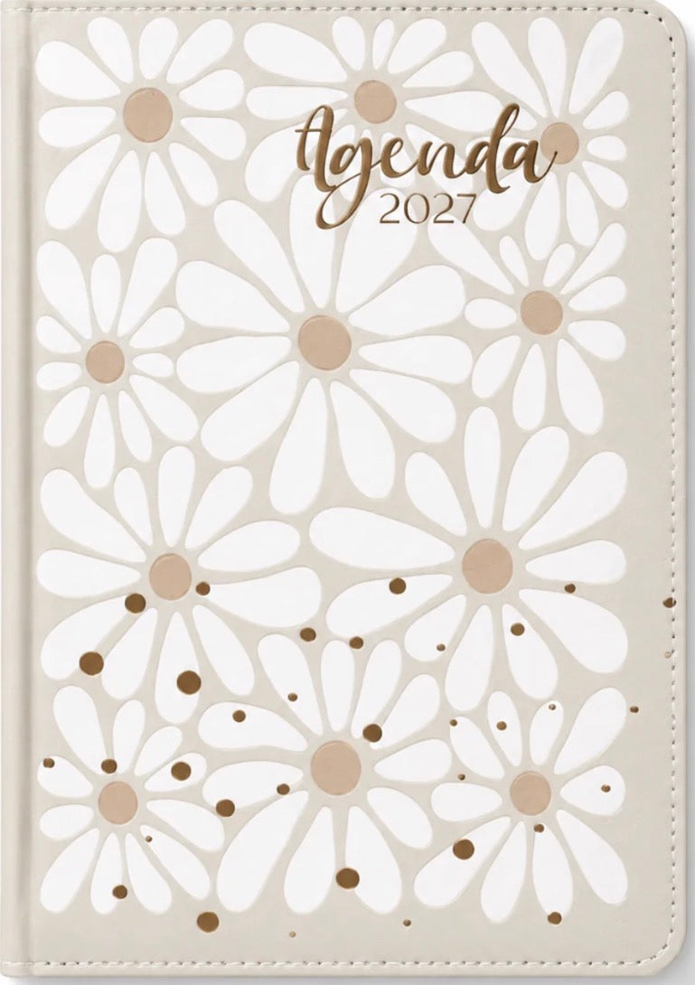 Agenda 2027 Flores Crema Piel