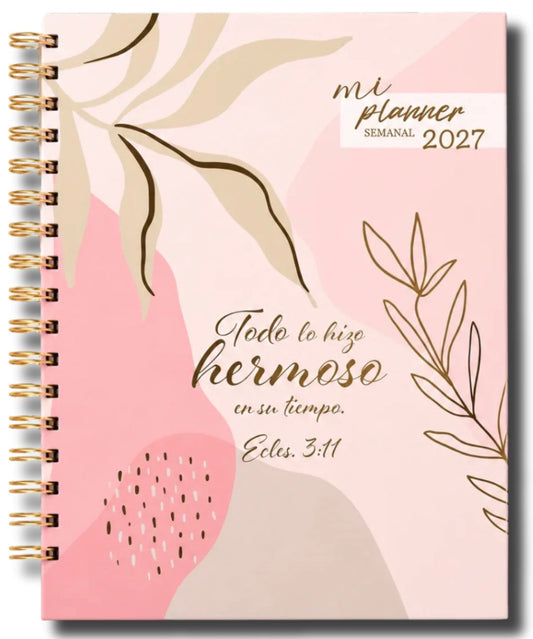Planner 2027 Rosado