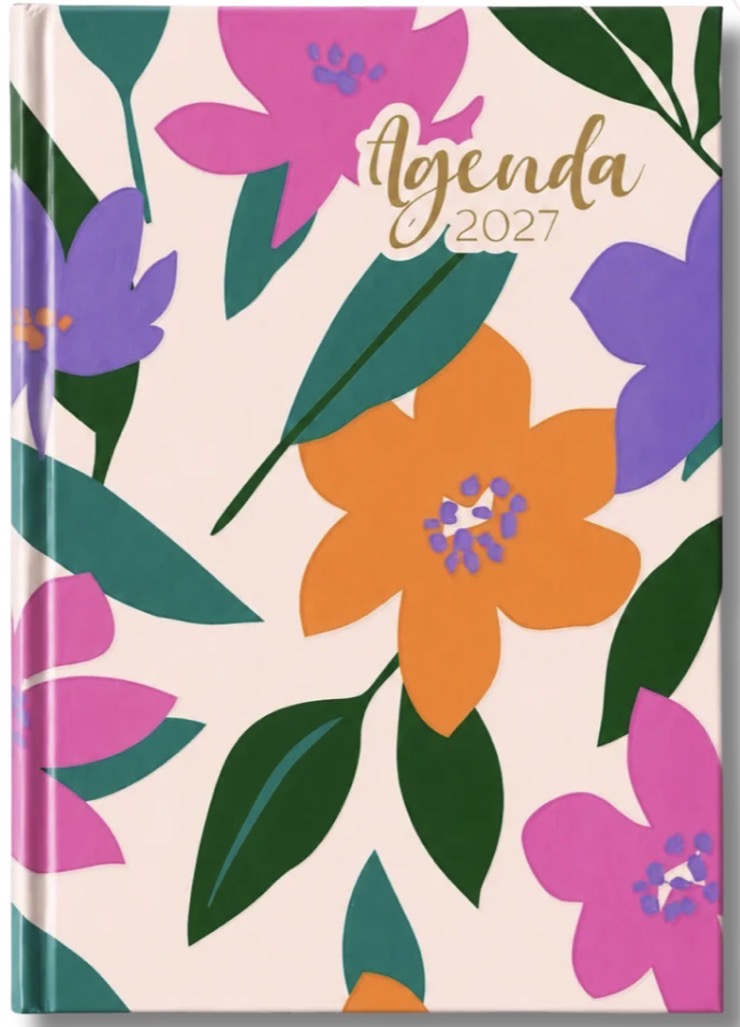 Agenda 2027 Flores tapa dura